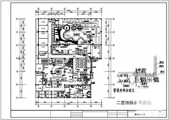 洗浴中心给排水图纸 - 1