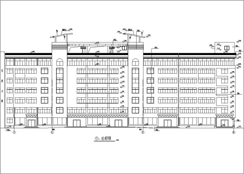 多层宾馆建筑设计 - 1