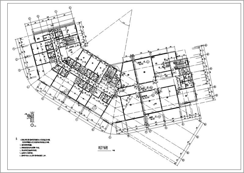 多层宾馆建筑设计 - 4