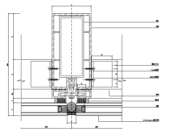 玻璃幕墙节点大样图 - 3