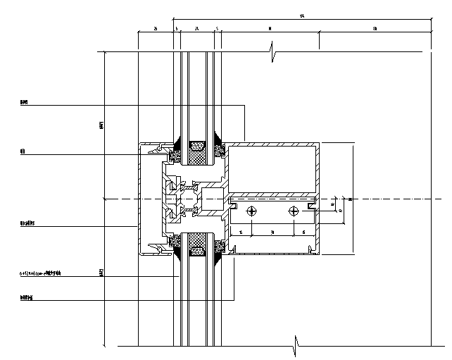 玻璃幕墙节点大样图 - 5