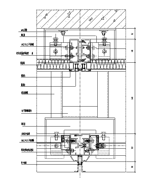 玻璃幕墙节点大样图 - 1