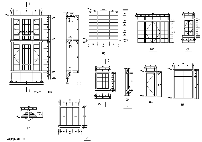 门窗节点详图 - 2