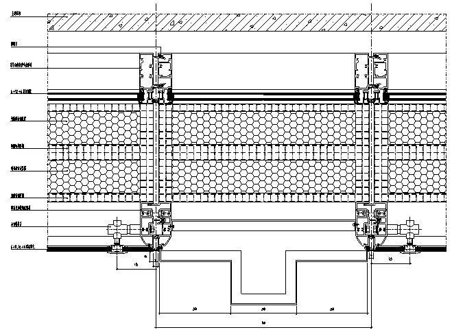 玻璃幕墙节点大样图 - 3