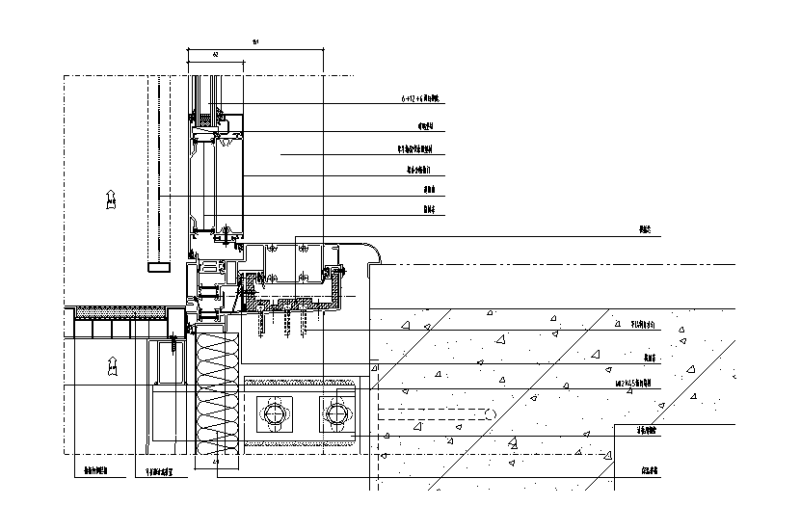 玻璃幕墙节点大样图 - 4