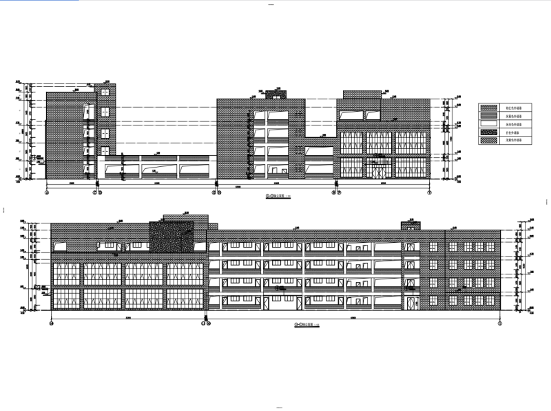 安置房13-18#楼、小学建筑_CAD - 1