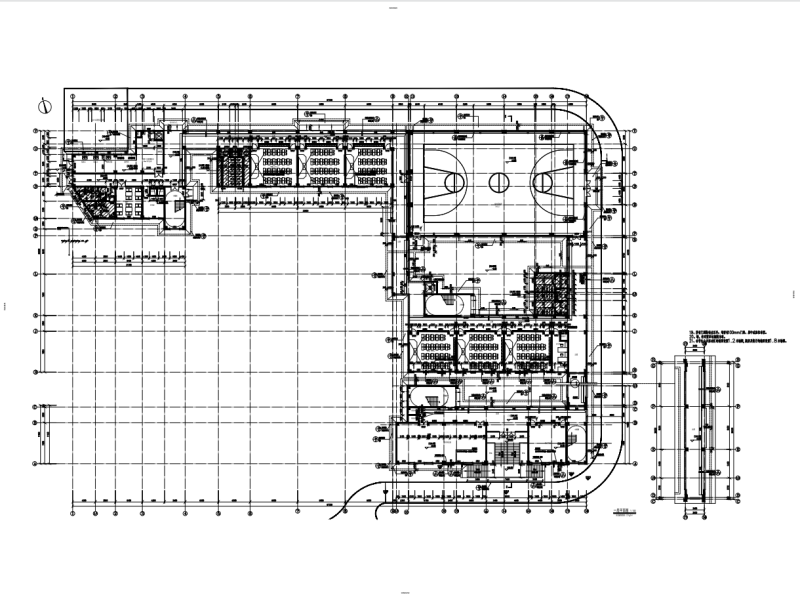 安置房13-18#楼、小学建筑_CAD - 2