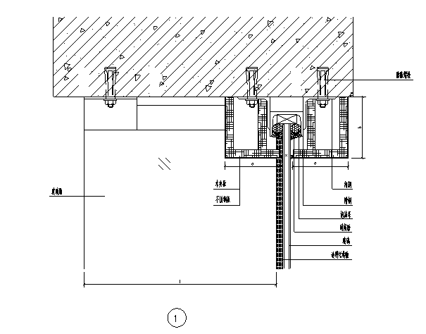 玻璃幕墙节点大样图 - 3