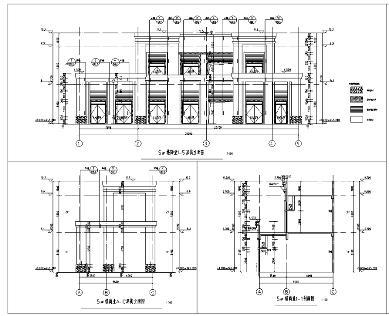4层叠拼住宅带商业结构施工方案图纸CAD - 4