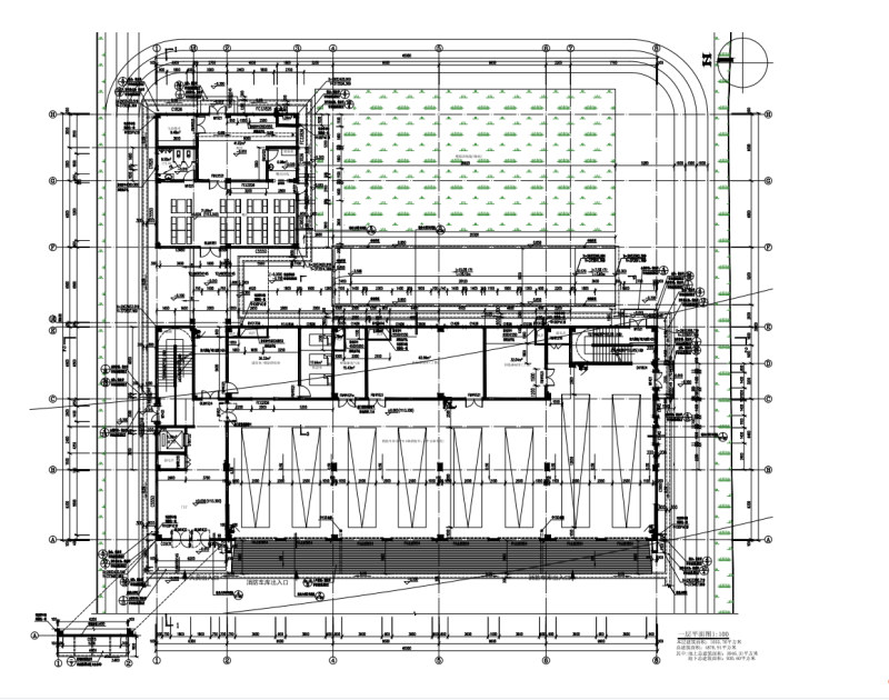 消防救援站（一级站）建筑_CAD - 2