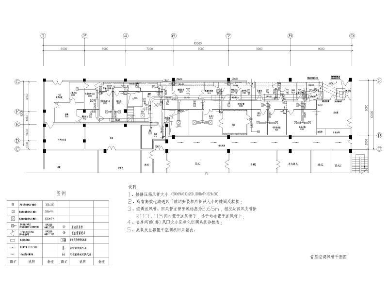 净化空调设计施工图 - 1