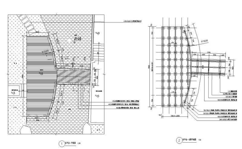 “塞纳湖畔”滨水木平台CAD节点详图纸设计 - 1