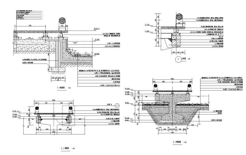 “塞纳湖畔”滨水木平台CAD节点详图纸设计 - 2