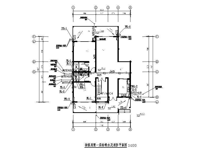 建筑给排水施工图纸 - 4