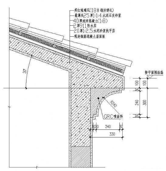 南加州檐口大样cad - 1