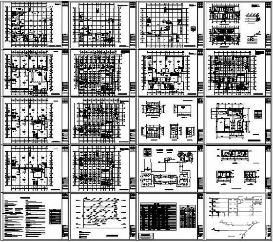 电影综合大厦暖通CAD图纸 - 1