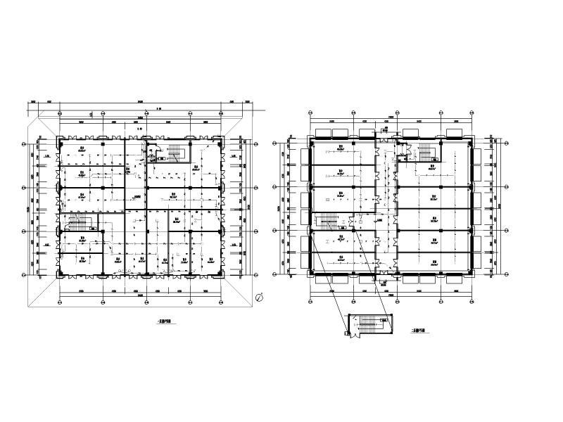 2层3.6万平商业中心电气施工CAD图纸 - 2