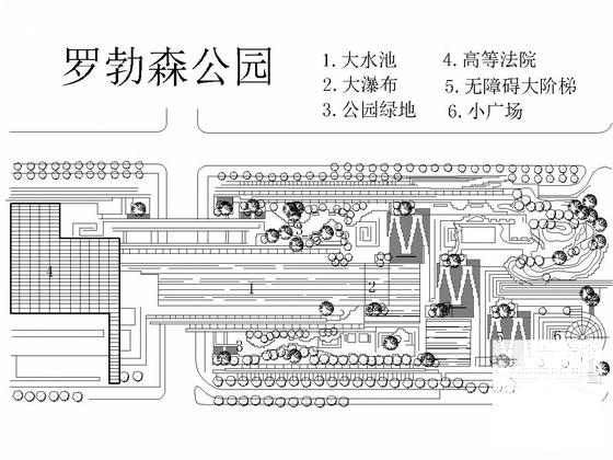 西方23个现代公园平面初设图纸集锦（CAD文件） - 4