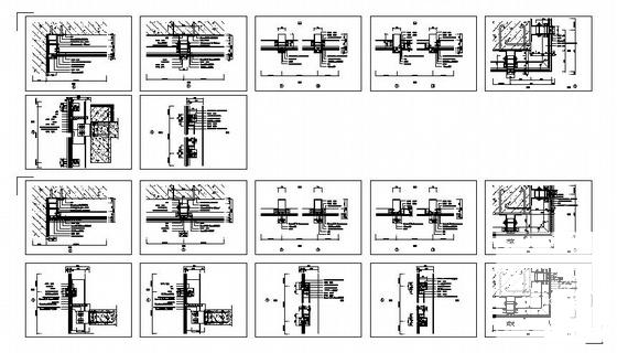 玻璃幕墙施工图纸 - 3
