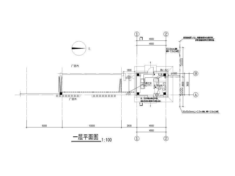 门卫室施工图纸 - 3