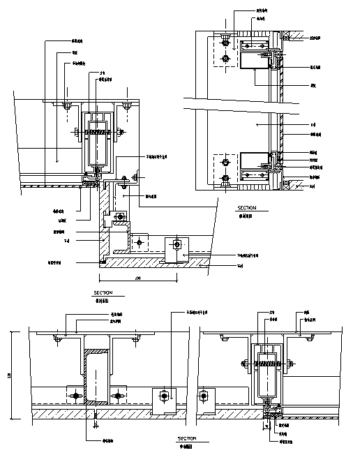 玻璃幕墙节点大样图 - 3