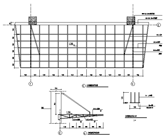钢结构雨棚施工图纸 - 3