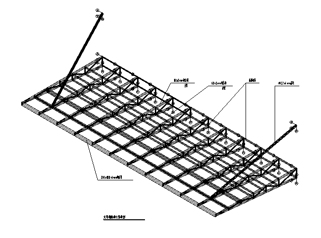 钢结构雨棚施工图纸 - 4