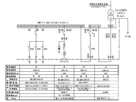 630KVAGGD型全套柜体CAD图纸 - 2