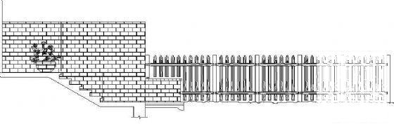小院木栅栏详大样图_CAD - 1