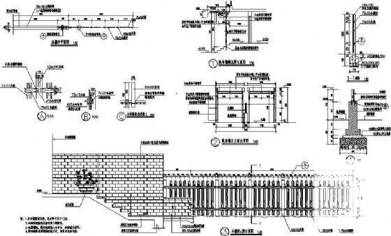 小院木栅栏详大样图_CAD - 4