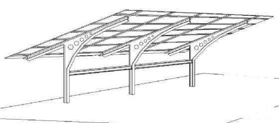 车棚设计图纸 - 1