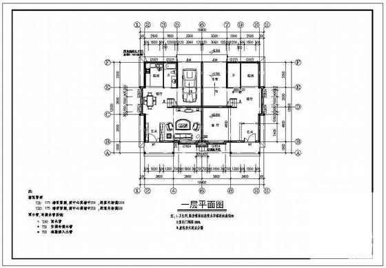 双拼别墅建筑图纸 - 2