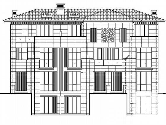 别墅建筑施工图纸 - 1