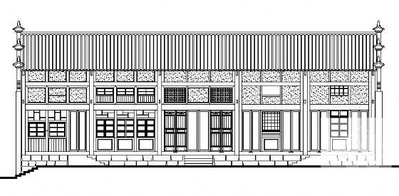 古镇建筑测绘CAD图纸 - 1