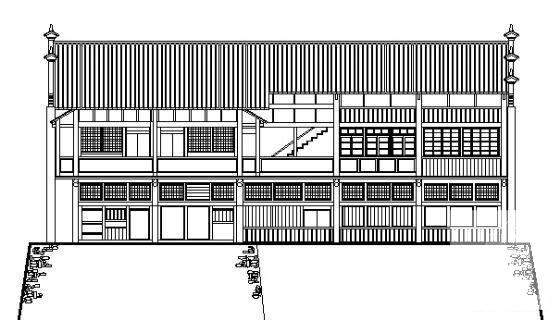 古镇建筑测绘CAD图纸 - 2