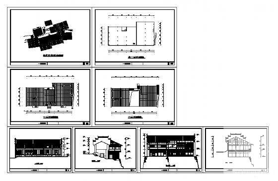 古镇建筑测绘CAD图纸 - 4