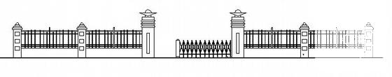 围墙大门图纸 - 1