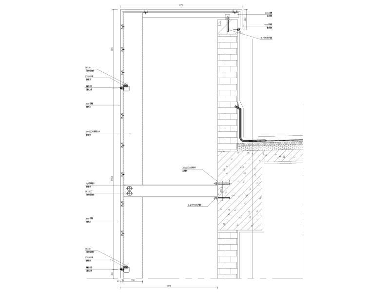 铝塑板幕墙节点 - 3