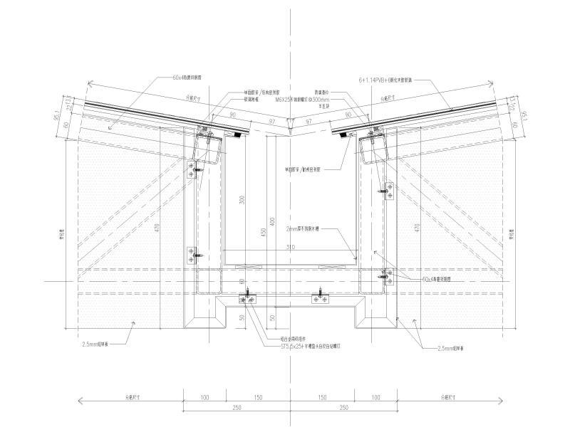 钢结构幕墙节点 - 1