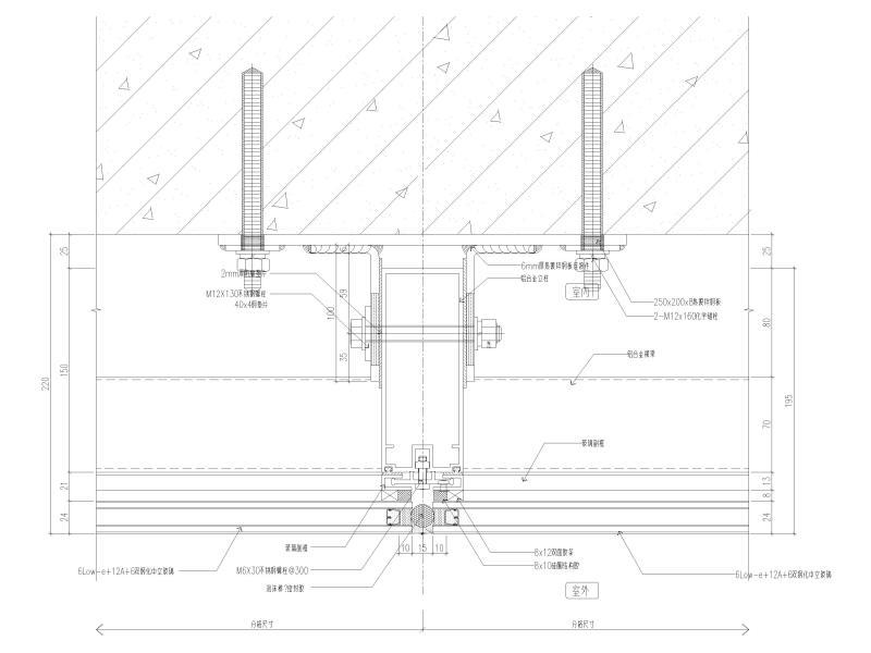 隐框玻璃幕墙节点 - 3