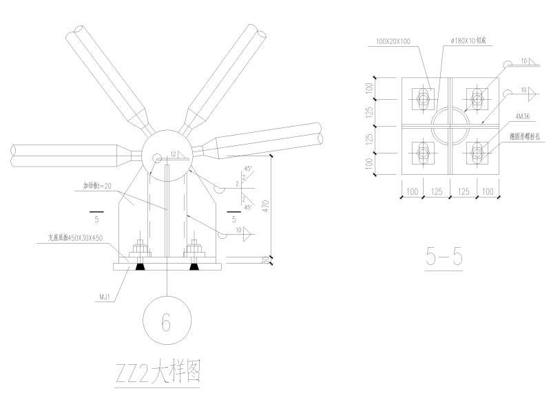 钢结构节点详图 - 2