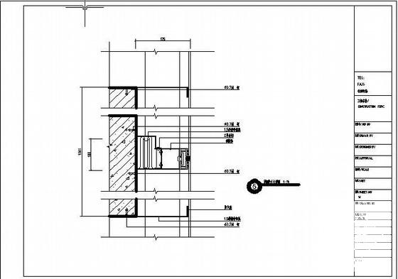 部队文化中心幕墙CAD图纸 - 3