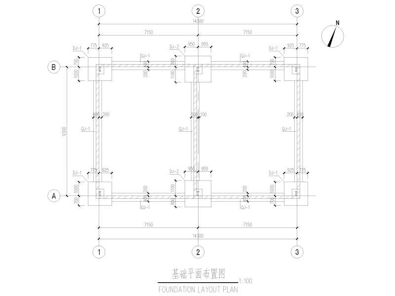 门刚结构汽车生产辅房结施2019(建)_CAD - 2