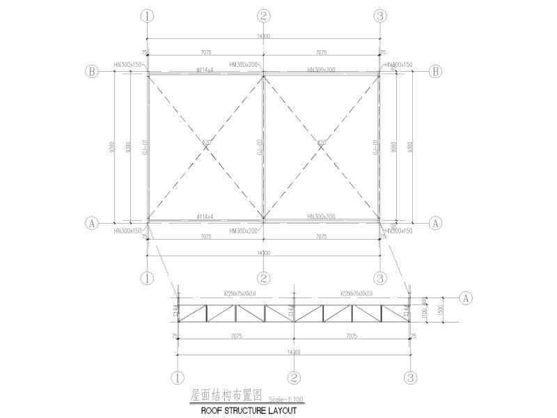 门刚结构汽车生产辅房结施2019(建)_CAD - 4