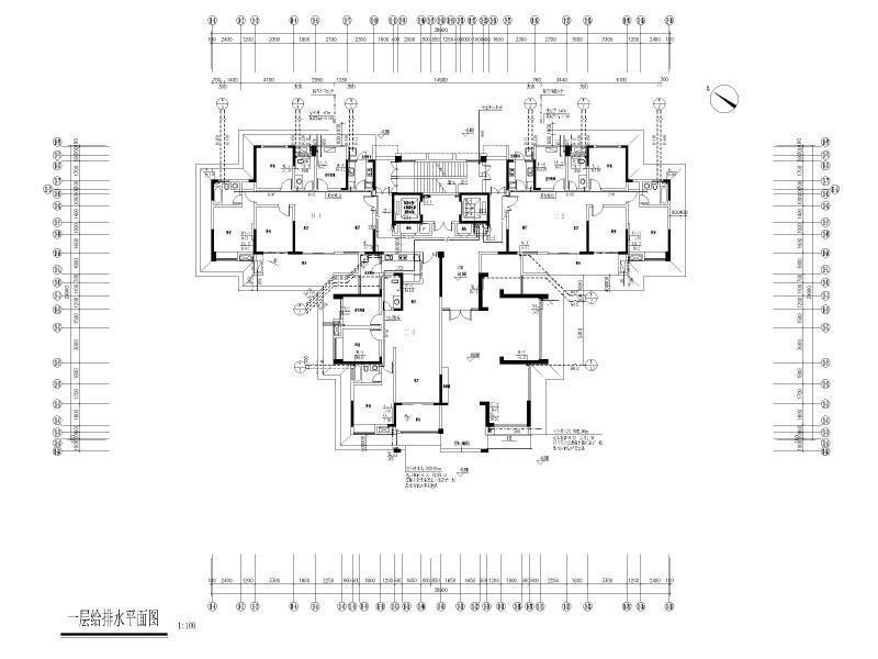 建筑给排水设计图纸 - 1