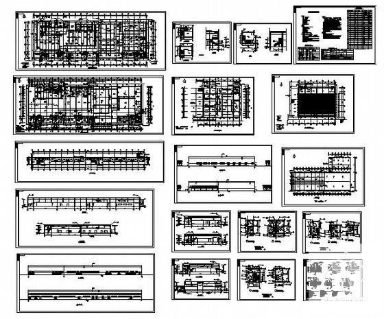 钢结构建筑施工图纸 - 4