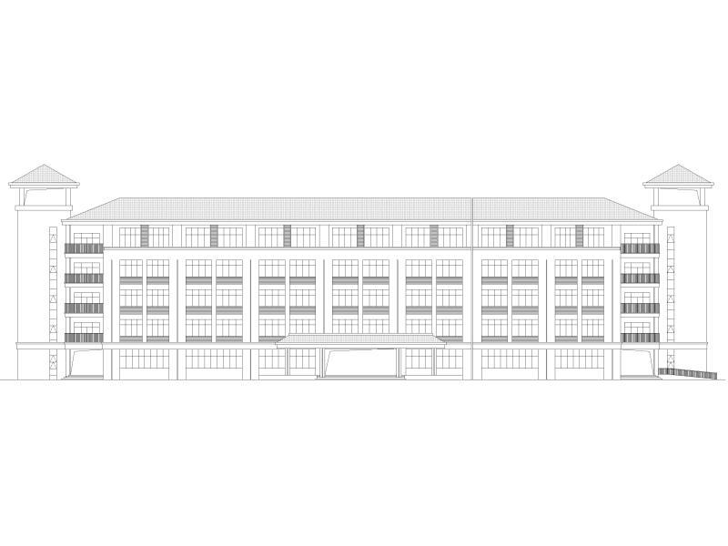 中学教学楼施工图纸 - 1