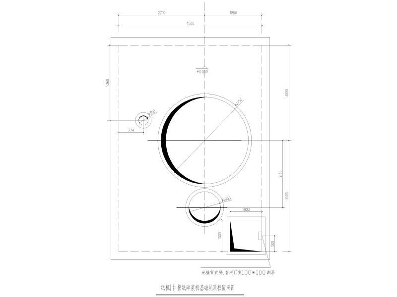 损纸碎浆机池结构详大样图（CAD） - 3
