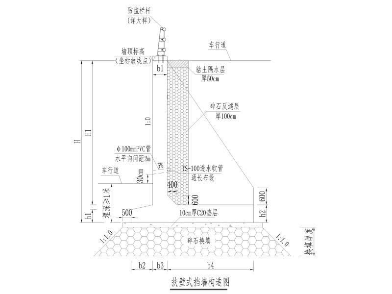 挡土墙结构构造 - 2