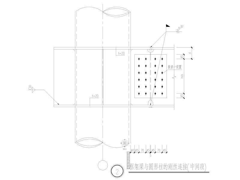 筒仓节点详图纸（CAD） - 3